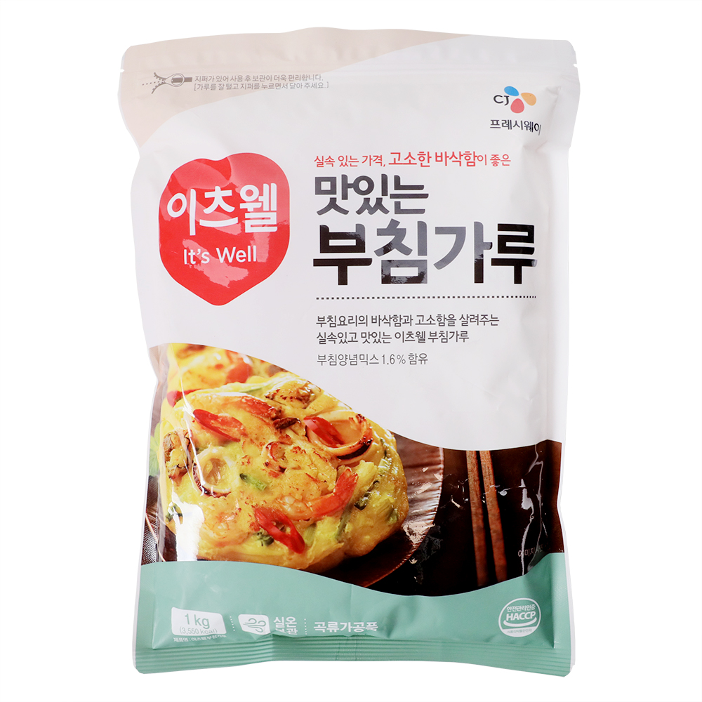 <b>[릴레이특가]</b> 맛있는부침가루 1kg/이츠웰