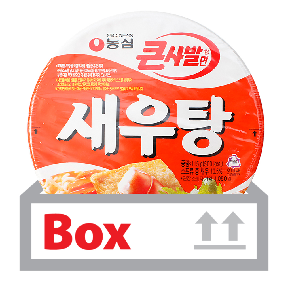 새우탕큰사발면(대) 115g*16ea/농심