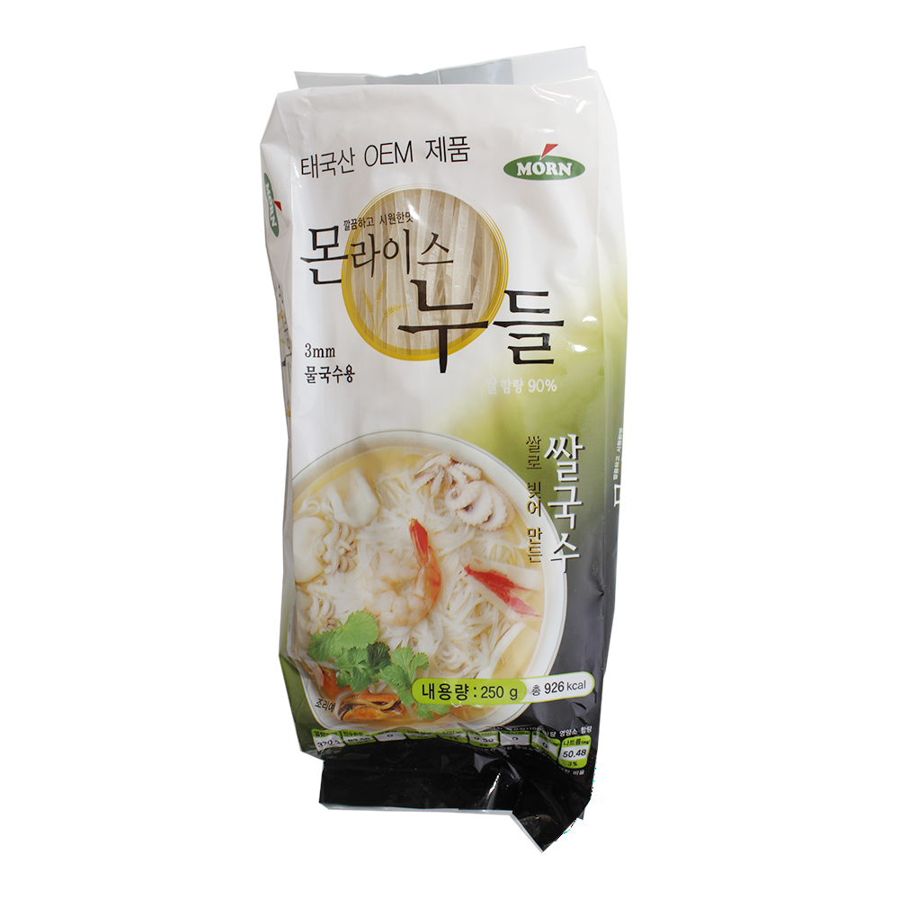 몬라이스누들쌀국수(3mm) 250g/코만