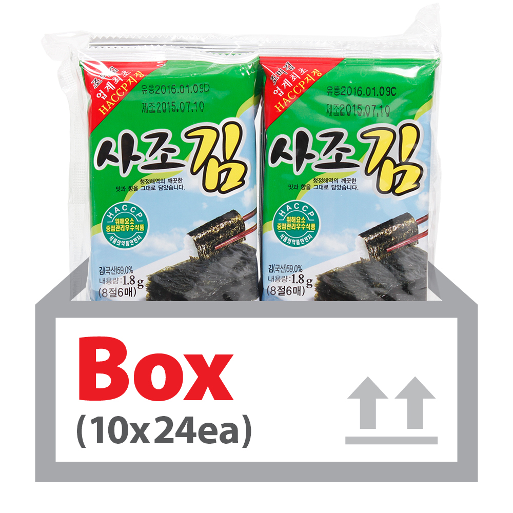 사조김(도시락용) 10입*24ea(박스)/해표