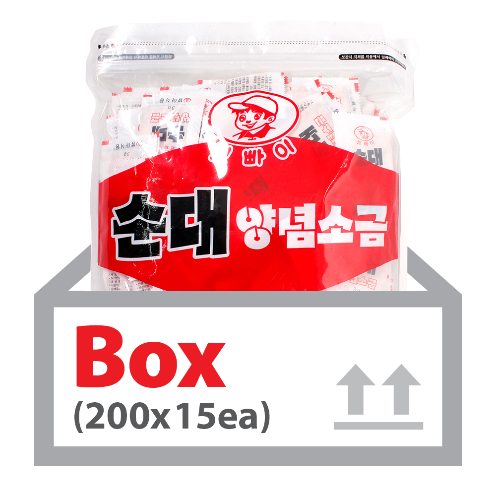 순대양념소금 3g*200입*15ea(박스)/범아