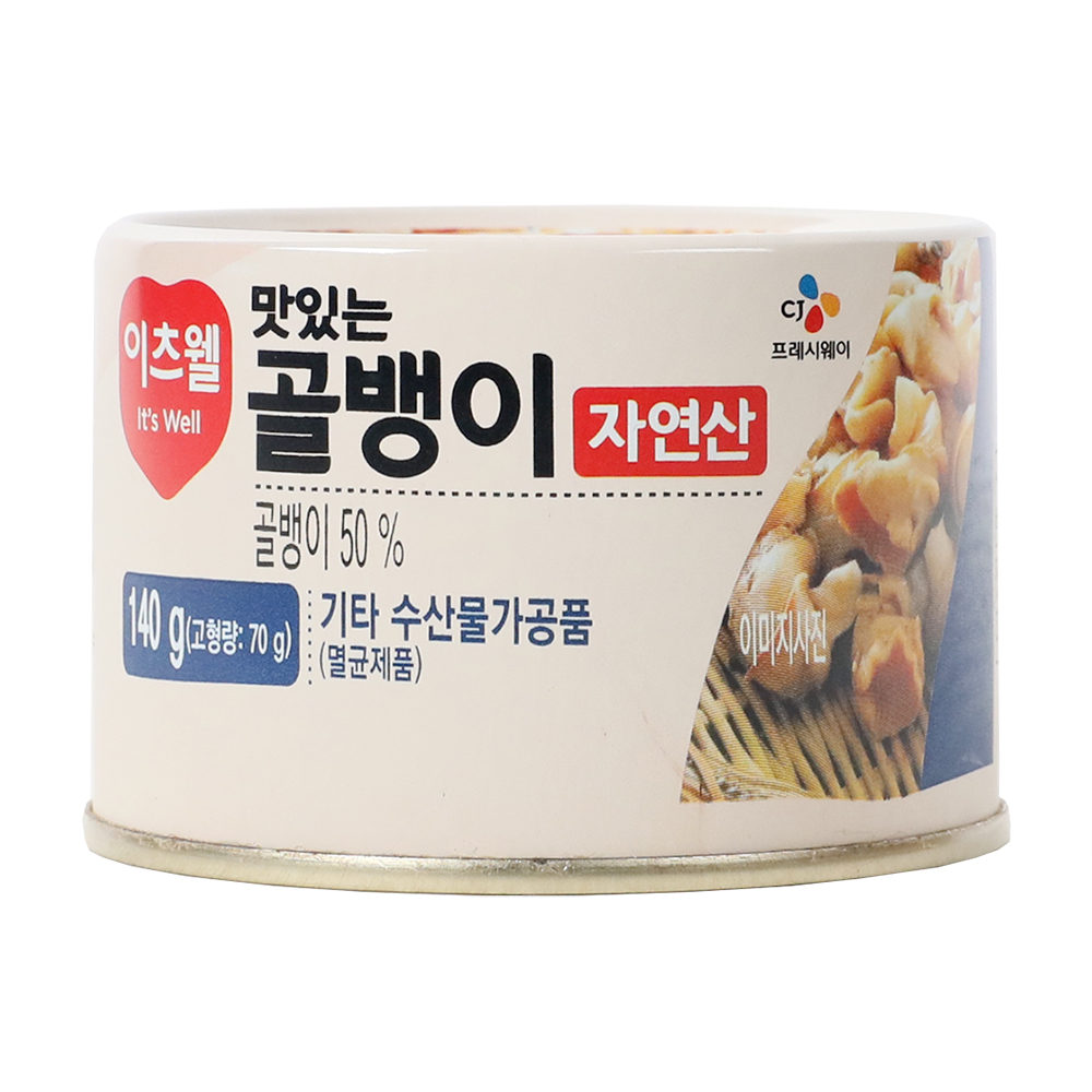 맛있는자연산골뱅이 140g/이츠웰