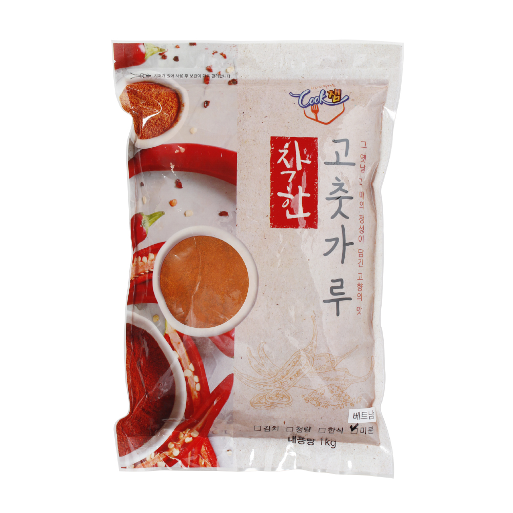 착한고춧가루(미분용,베트남산) 1kg/쿡잼