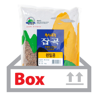 렌틸콩 1kg*20ea(박스)/청산곡물