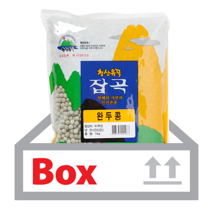 완두콩 1kg*20ea(박스)/청산곡물