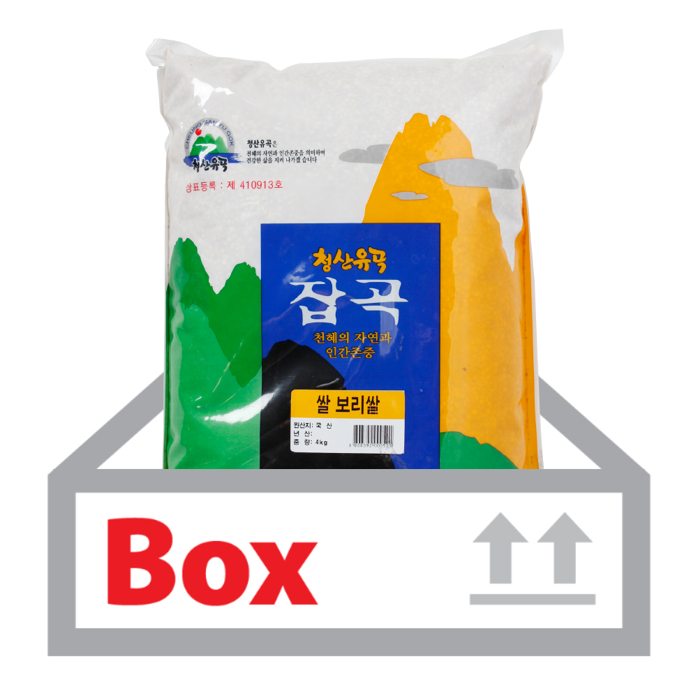 쌀보리(국내산) 4kg*5ea(박스)/청산곡물