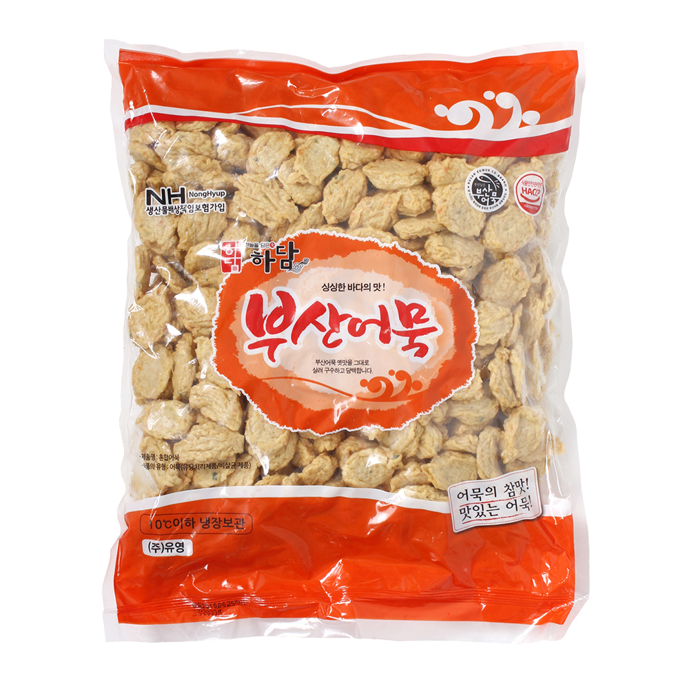 부산어묵(수제비) 2.5kg/하담
