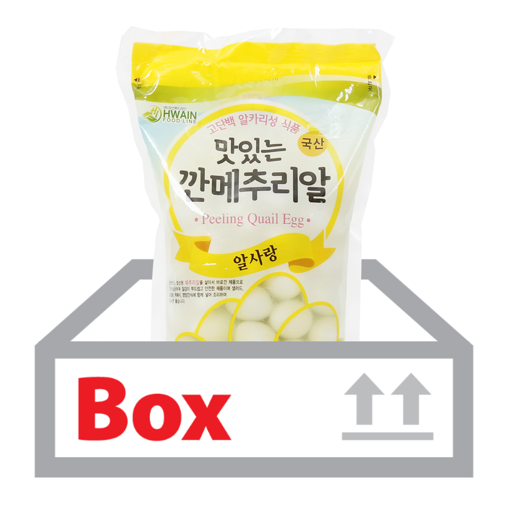 맛있는깐메추리알 1kg*10ea(박스)/알사랑