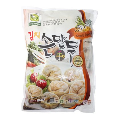 김치손만두 1.2kg/엄지