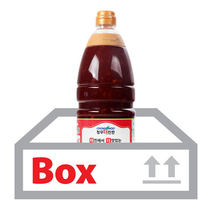 양념치킨소스(매운맛) 2.1kg*8ea(박스)/청우더진한