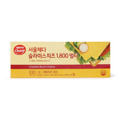 체다슬라이스치즈1800멀티(100매)/서울우유