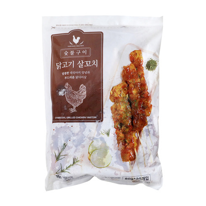 숯불구이닭고기살꼬치 1.6kg(80g*20입)