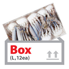 냉동절단꽃게(바레인산,L) 500g*12팩(박스)