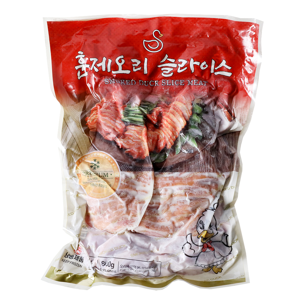 훈제오리슬라이스 800g/삼아F&B