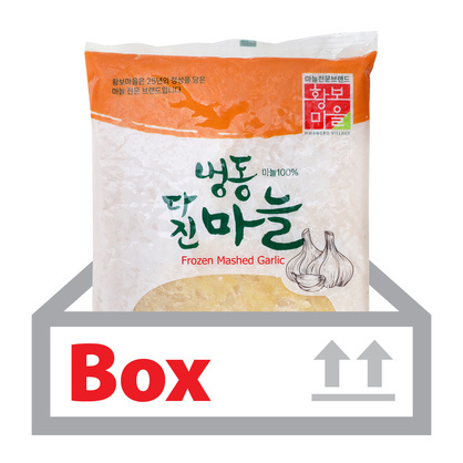 냉동다진마늘 1kg*10ea(박스)/황보마을