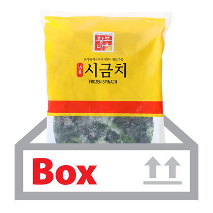 냉동시금치 1kg*10ea(박스)/황보마을