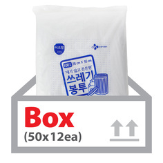 쓰레기봉투(100L,흰색) 50매*12ea(박스)/이츠웰
