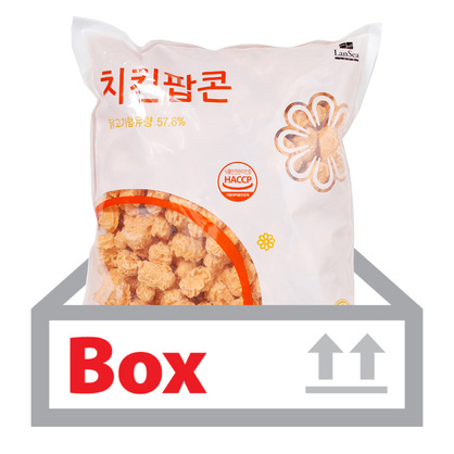 치킨팝콘 2kg*6ea(박스)/랜시푸드
