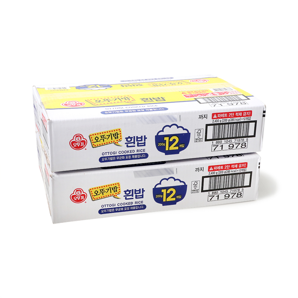맛있는오뚜기밥 200g*12입*2박스/오뚜기