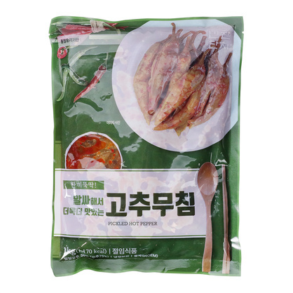 양념고추무침 1kg/반찬단지