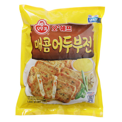 오쉐프 매콤어두부전 1kg/오뚜기