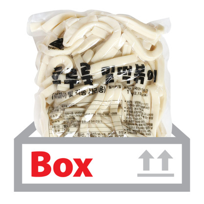 후루룩밀떡볶이(납작면) 1kg*10ea(박스)/평화식품