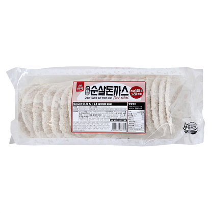 혼담은 순살돈까스 140g*20입/한맥