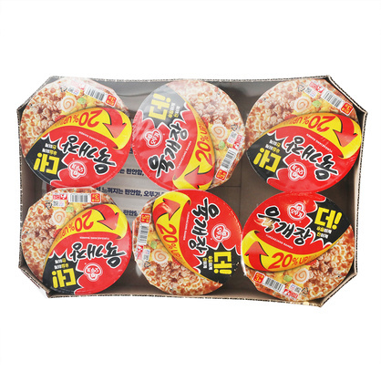 육개장사발면(소) 104g*6ea/오뚜기