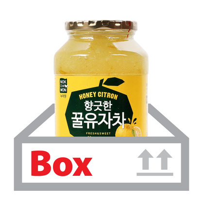 향긋한꿀유자차 1kg*12ea(박스)/녹차원