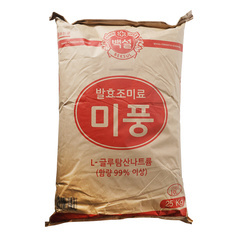 미풍(L-글루탐산나트륨) 25kg/백설