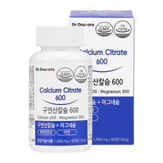 구연산칼슘600 1,400mg*90정(1개월분)/마그네슘&뼈건강