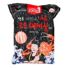 <b>[땡처리~진공풀림]</b> 냉동붉은대게살(자숙) 1kg/대호수산