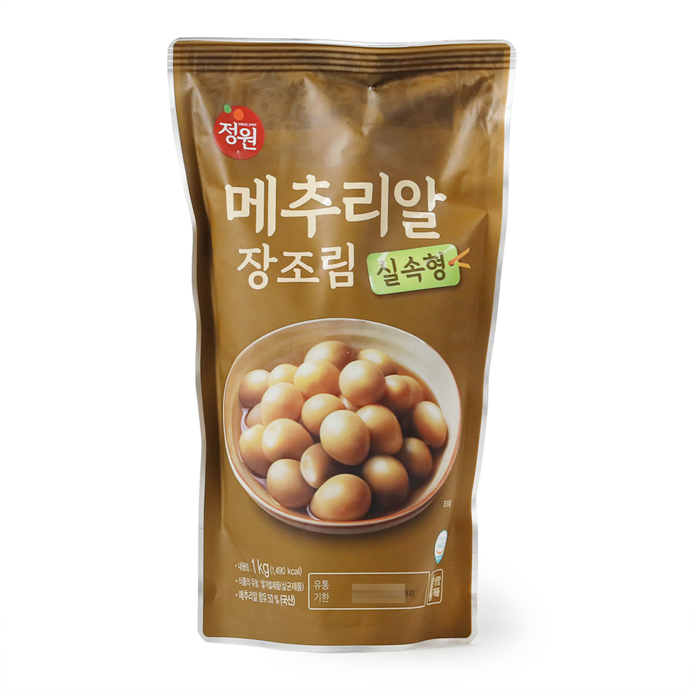 실속형 메추리알장조림 1kg/정원