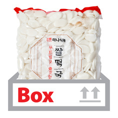 쌀떡국떡 3kg*5ea(박스)/하나식품