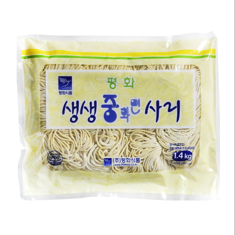 <b>[유통기한_11월24일]</b> 생생중화면사리 1.4kg/평화식품