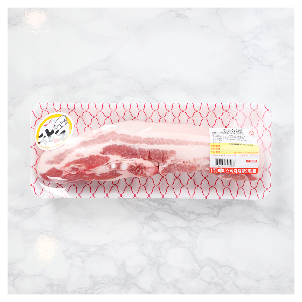 [냉장]한돈 생삼겹살(보쌈용) 600g