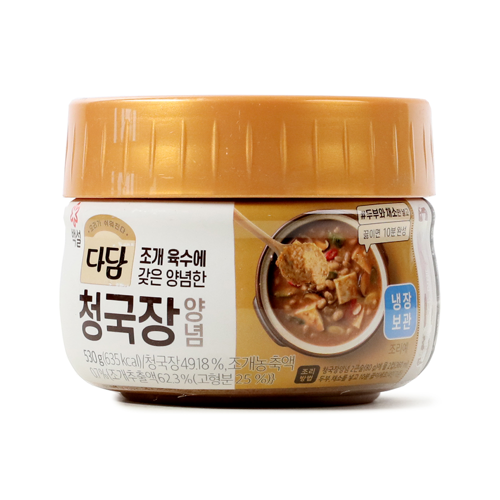 다담 청국장양념 530g/백설