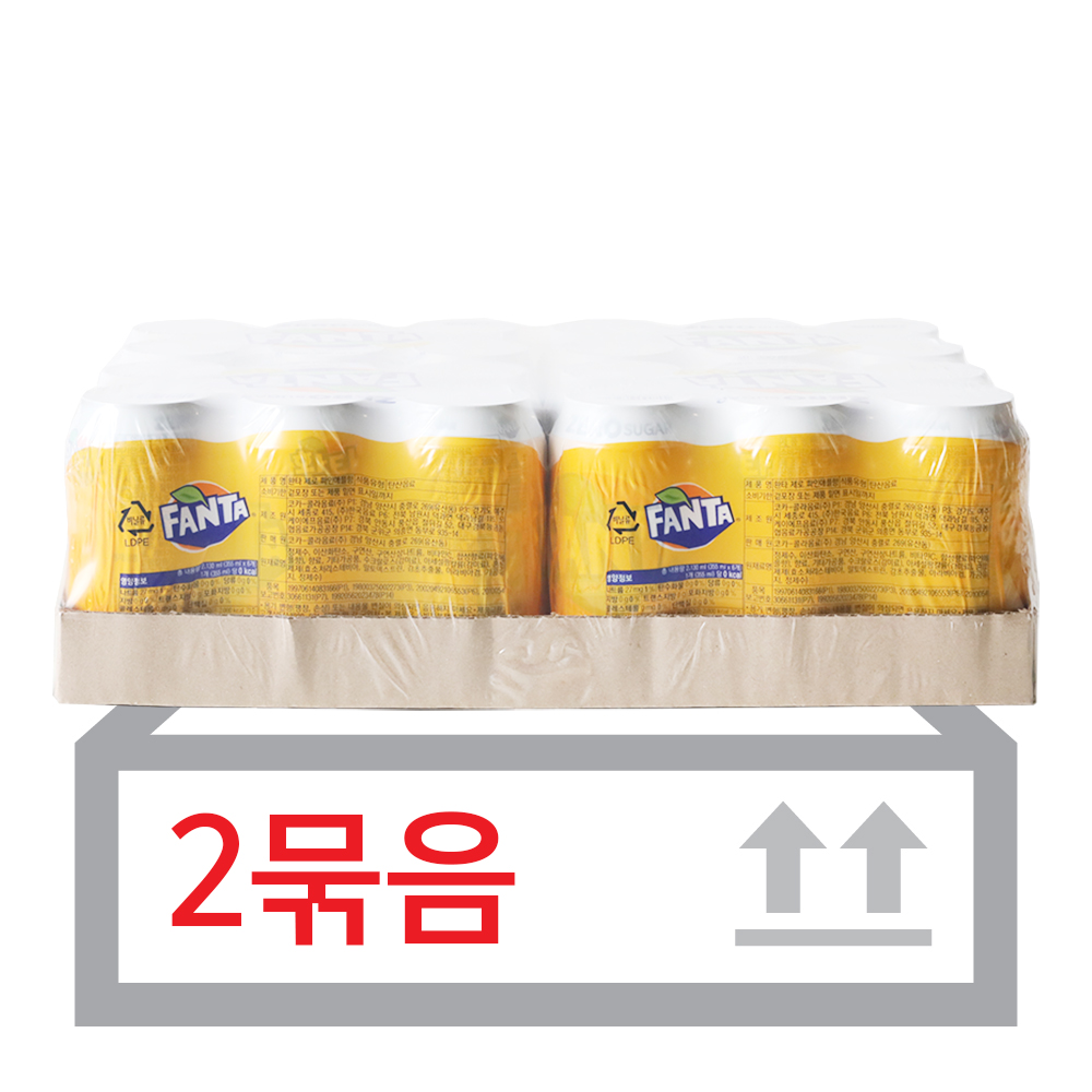 환타제로파인애플 355ml*24캔(2박스)/코카콜라