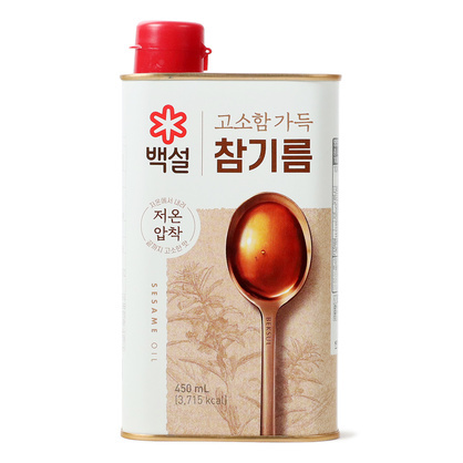 <b>[릴레이특가]</b> 고소함가득참기름 450ml/백설