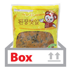 된장깻잎 4kg*4ea(박스)/반찬단지