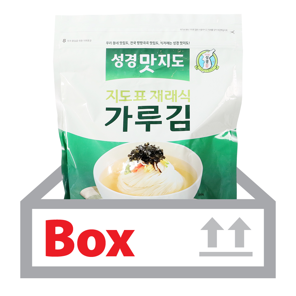 지도표재래식가루김 400g*8ea(박스)/성경김