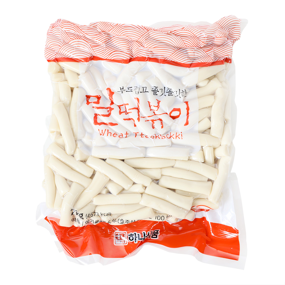 부드럽고쫄깃쫄깃한밀떡볶이(진공) 2kg/하나식품