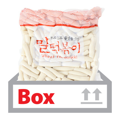 부드럽고쫄깃쫄깃한밀떡볶이(진공) 2kg*10ea(박스)/하나식품