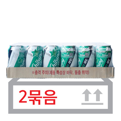 칠성사이다제로(업소용) 355ml*24캔(2박스)