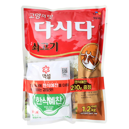 쇠고기다시다 1.2kg+한식예찬200g/CJ