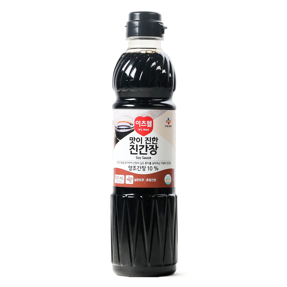 <b>[릴레이특가]</b> 맛이진한진간장 500ml/이츠웰