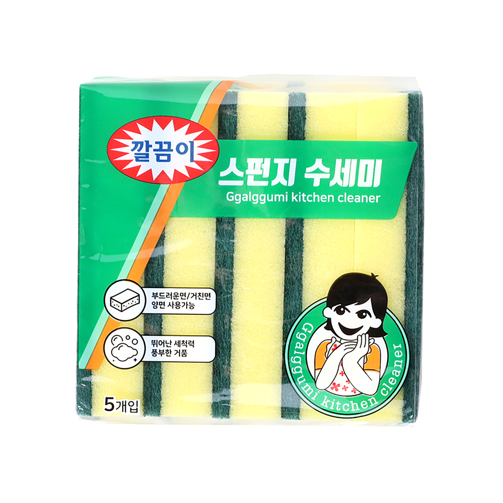 깔끔이스펀지수세미*5입