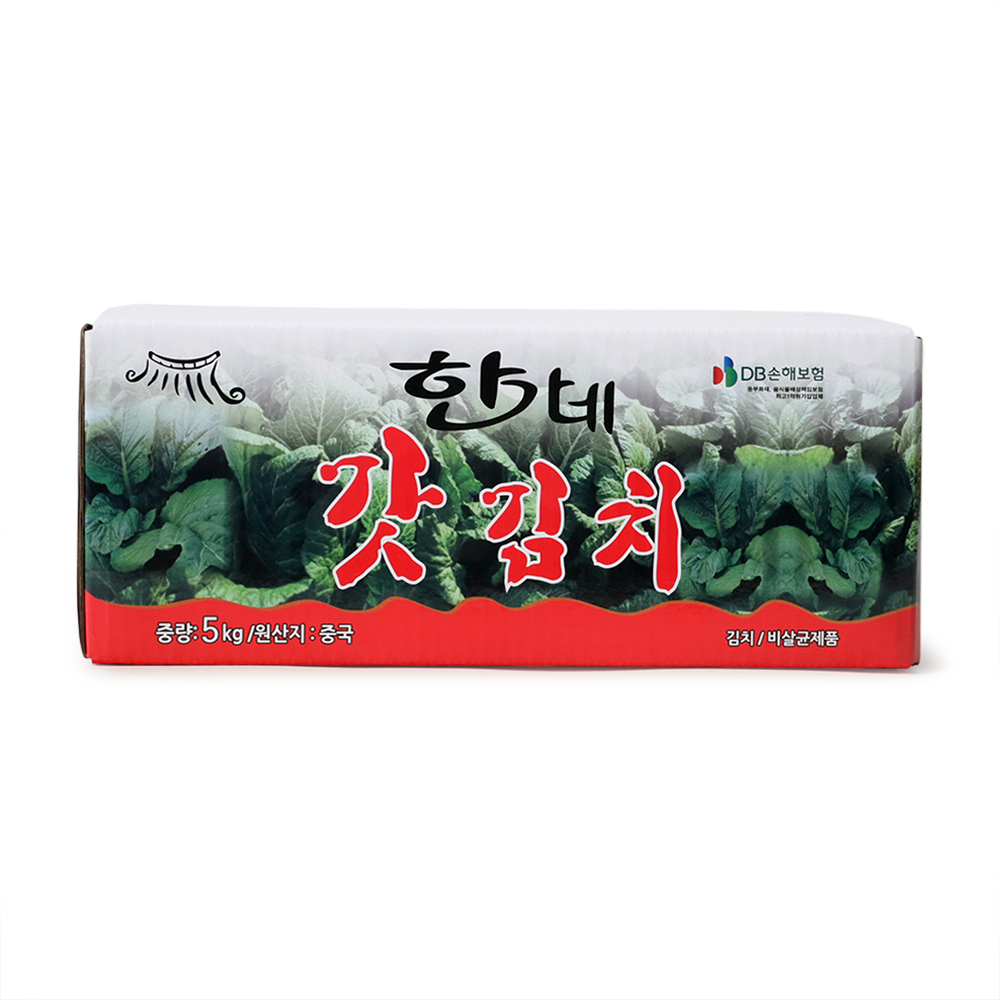 <b>[릴레이특가]</b> [냉장포장]한가네갓김치 5kg
