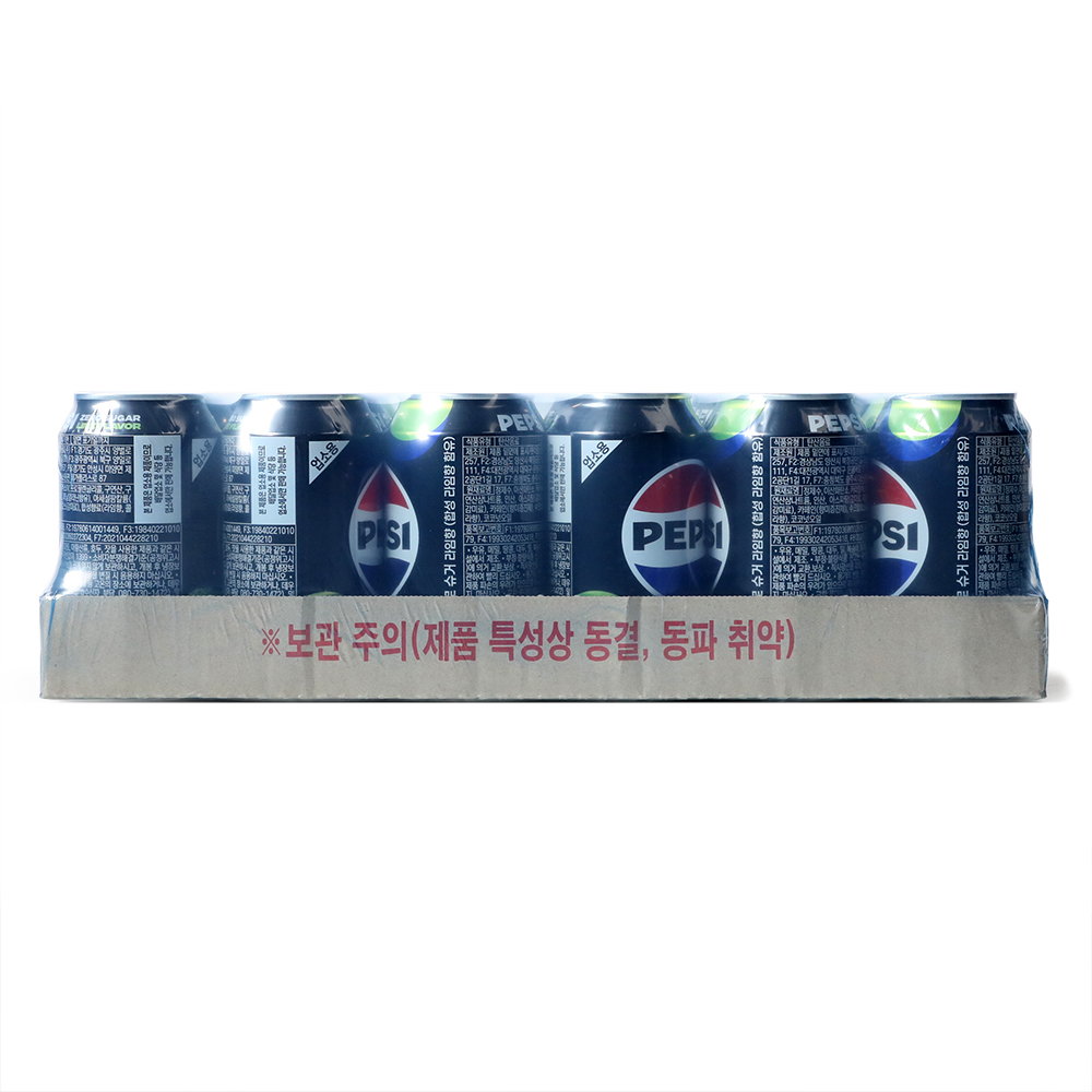 펩시콜라제로(업소용) 355ml*24캔(박스)/롯데