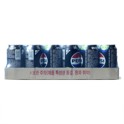 펩시콜라제로(업소용) 355ml*24캔(박스)/롯데